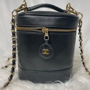 Iconic Chanel 24kt plated Vanity Bag